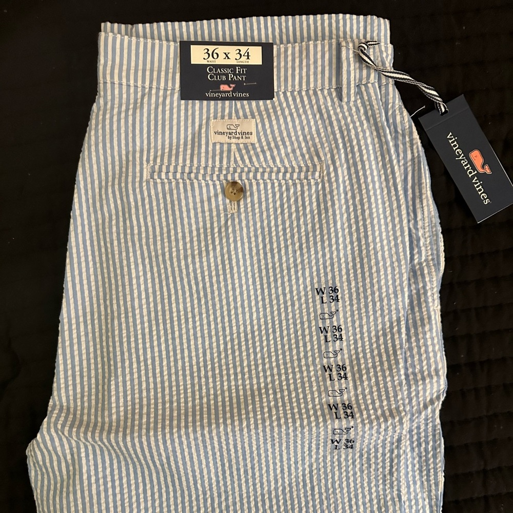 NWT Vineyard Vines Seersucker Pants for Men
